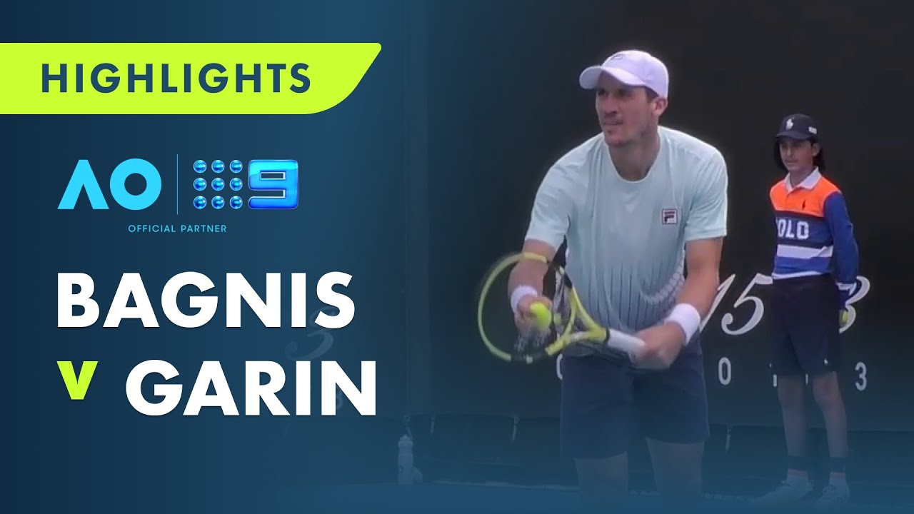Facundo Bagnis vs Cristian Garin: Australian Open 2022 | Tennis Highlights