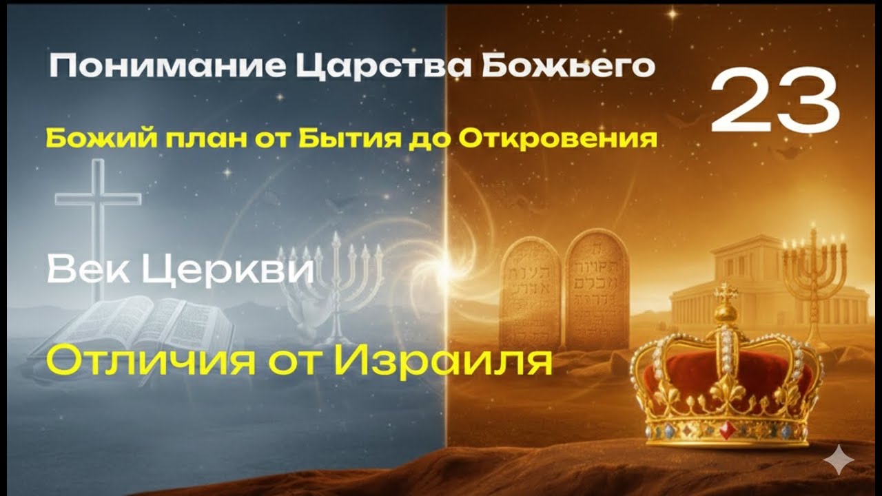 23. Отличие Церкви от Израиля. Понимание Царства Божьего. Денис Шамров.