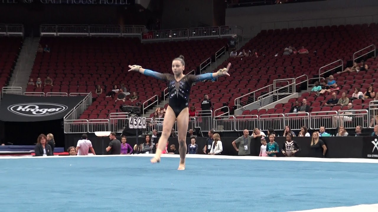 Julianne Huff – Floor Exercise – 2019 GK U.S. Classic – Junior Competition