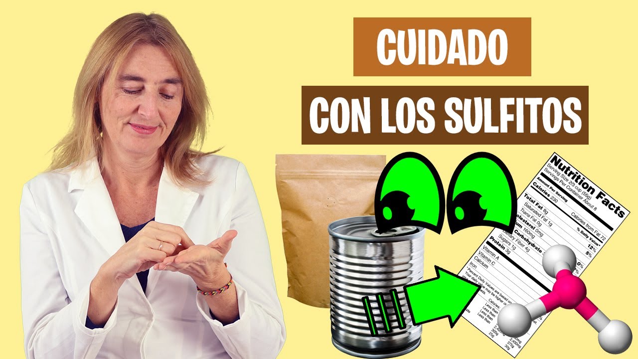 OJO con ESTOS ALIMENTOS CON SULFITOS | Etiquetado de sulfitos | Alimentación real saludable