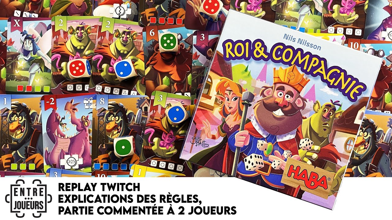 Roi et compagnie, règles et partie complète à 2 joueurs | Jeux de société | Entre Joueurs