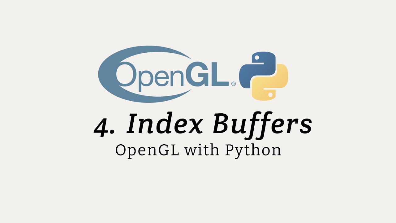 OpenGL с Python для начинающих: индексные буферы