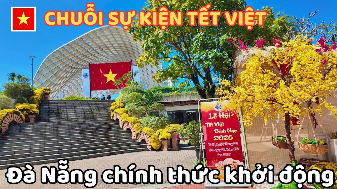 Đà Nẵng chính thức khởi động chuỗi sự kiện Tết Việt và Đường hoa Bạch Đằng Bính Ngọ 2026