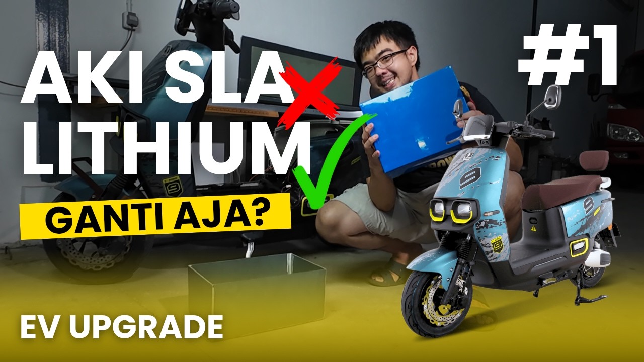 MOTOR LISTRIK AKI SLA MENDING GANTI LITHIUM AJA??