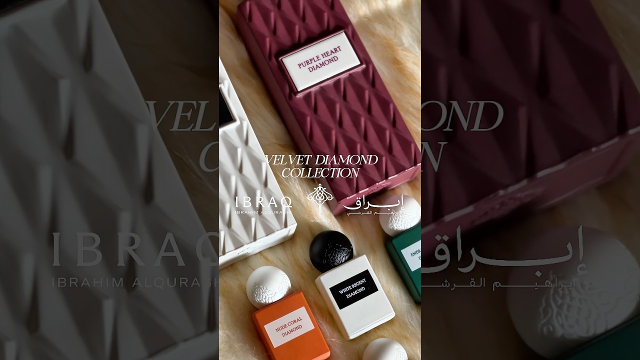 VELVET DIAMOND COLLECTION from Ibrahim Alqurashi (IBRAQ) #perfume #fragrance #arabianperfumes