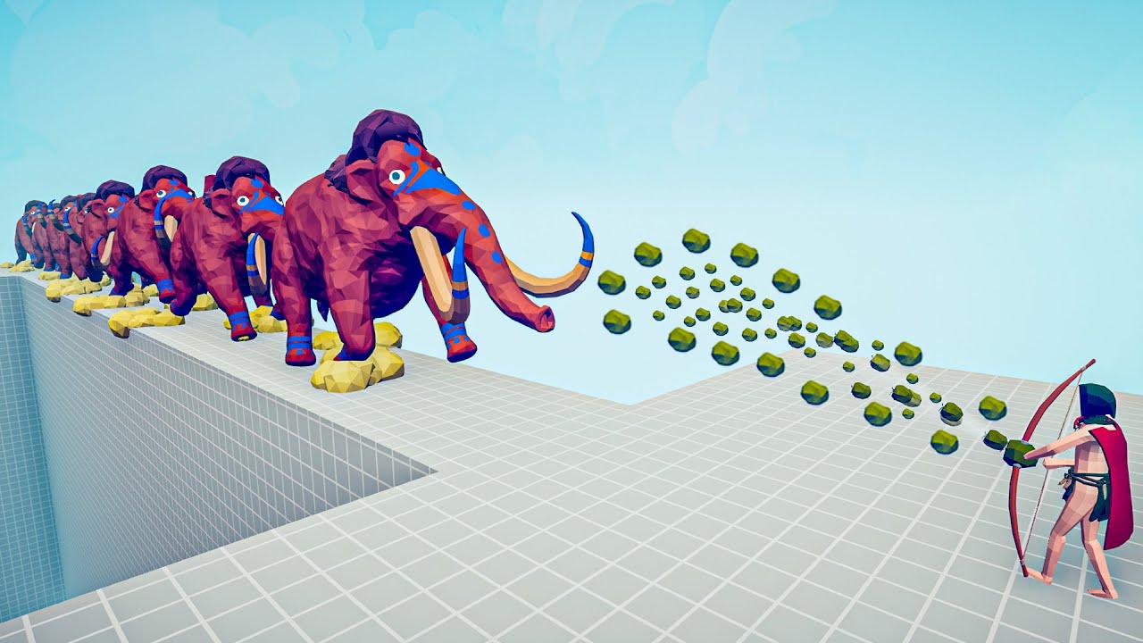 10x MAMMOTH vs EVERY GOD - Totally Accurate Battle Simulator TABS