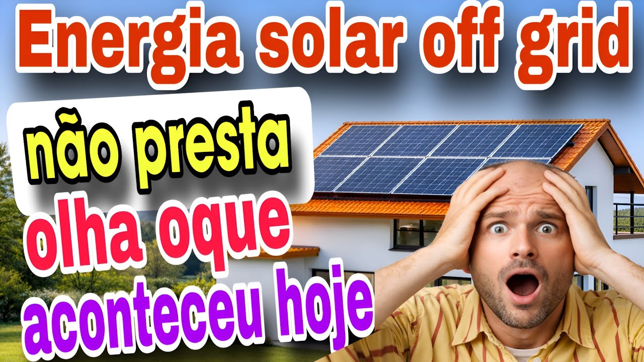 O SEGREDO OBSCURO DA ENERGIA SOLAR OF GREDE. NO INVERNO.ISSO NINGUÉM TE FALA VEJA