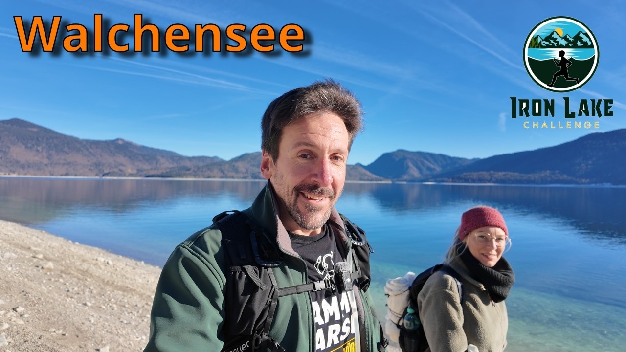 Walchensee im Winter: Iron Lake Challenge Bayern #1 (27 km Rundtour)