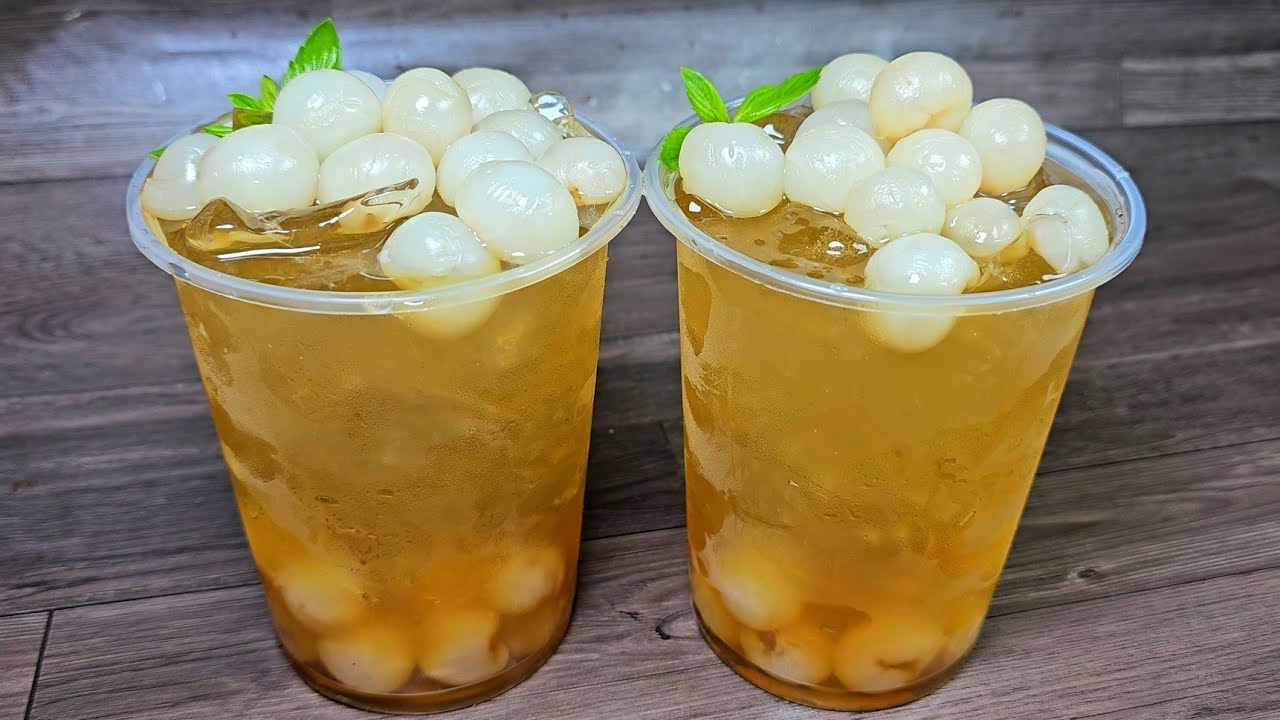TRÀ NHÃN - Cách làm Trà Long Nhãn Thái Lan giòn thơm mát lạnh - Tú Lê Miền Tây