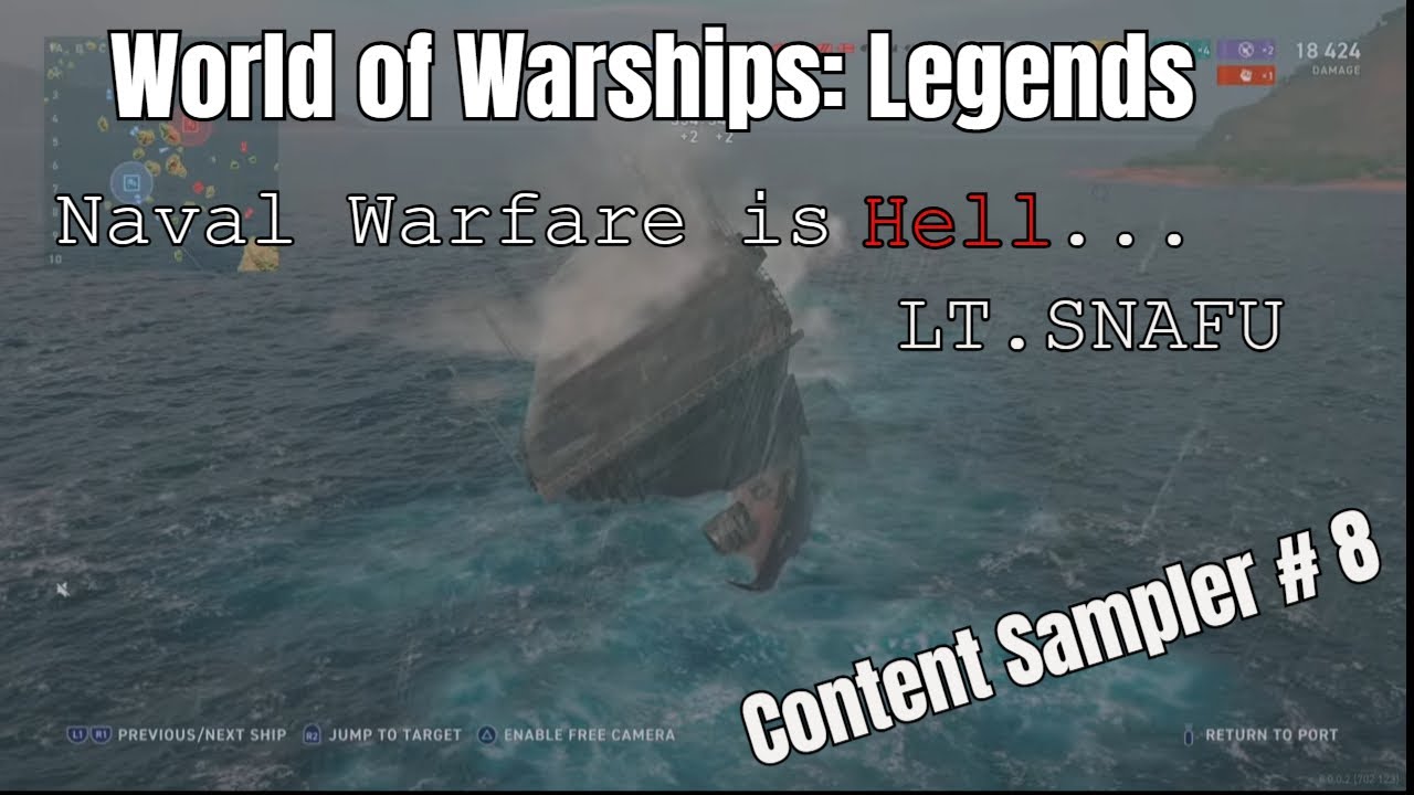 World of Warships: Legends, Naval Warfare is a Hell all on its own... (Content Sampler #8)
