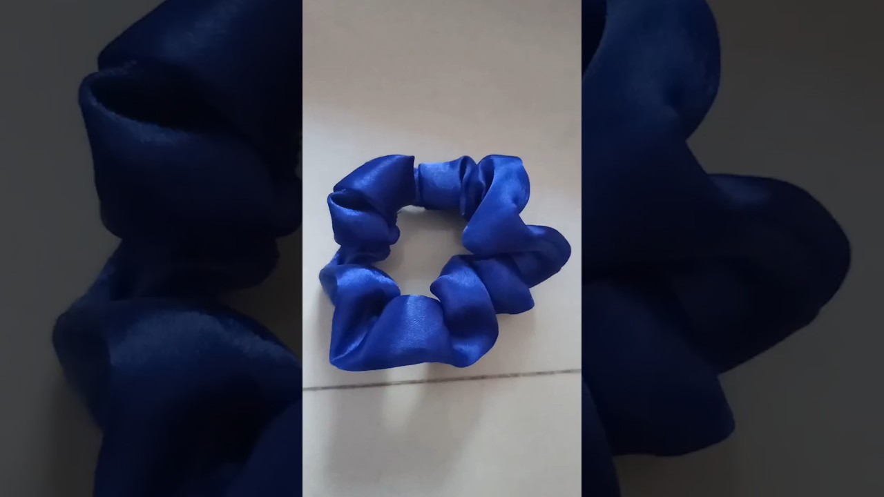 How to sew scrunchies 💕 | DIY #fashion #trending #viral #diy #sewing