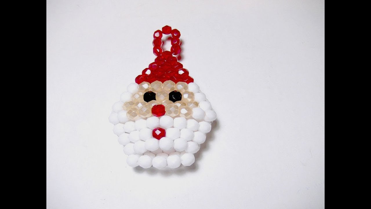 Abalorios Manualidades - Papa Noel para arbol de navidad
