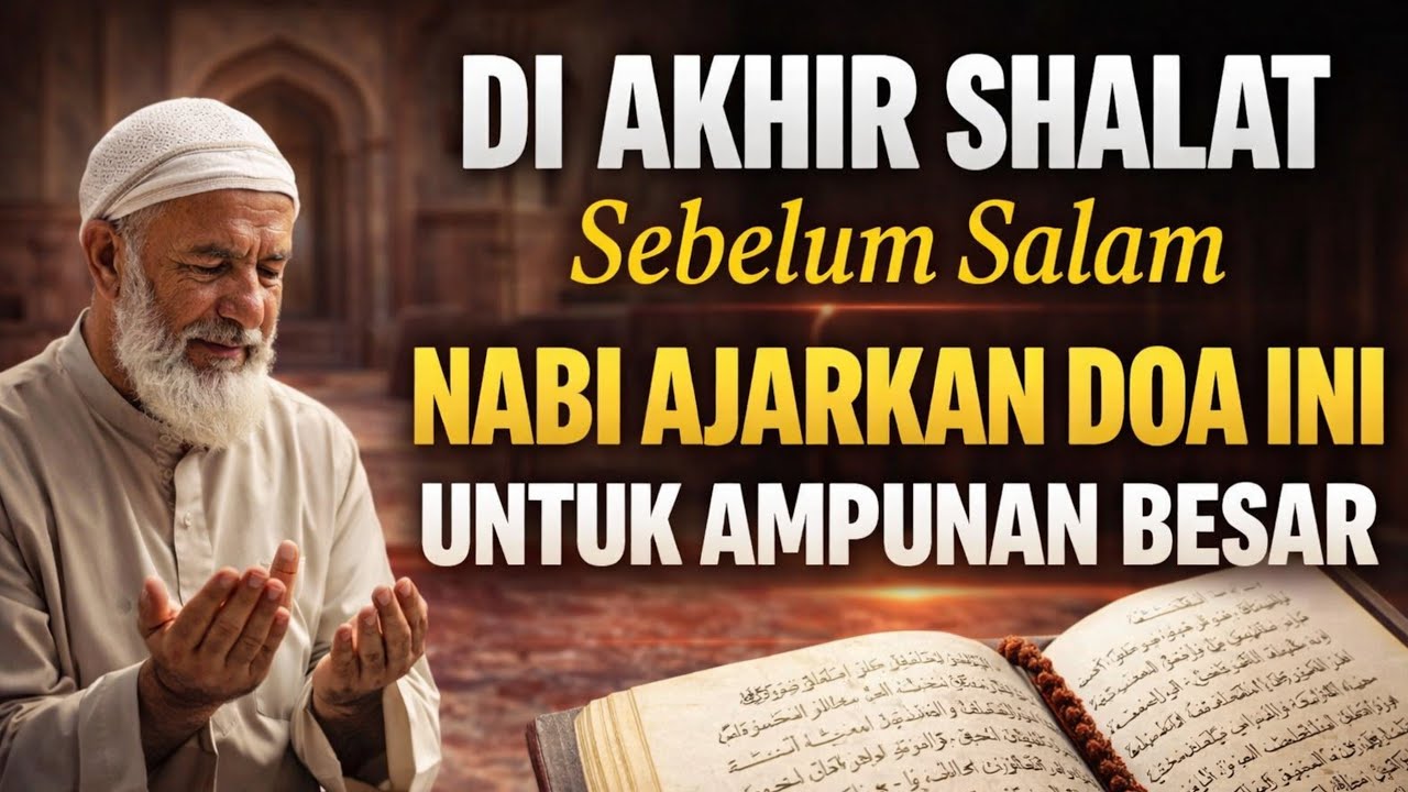 Doa Nabi ﷺ yang Dibaca di Akhir Shalat Sebelum Salam untuk Memohon Ampunan Allah
