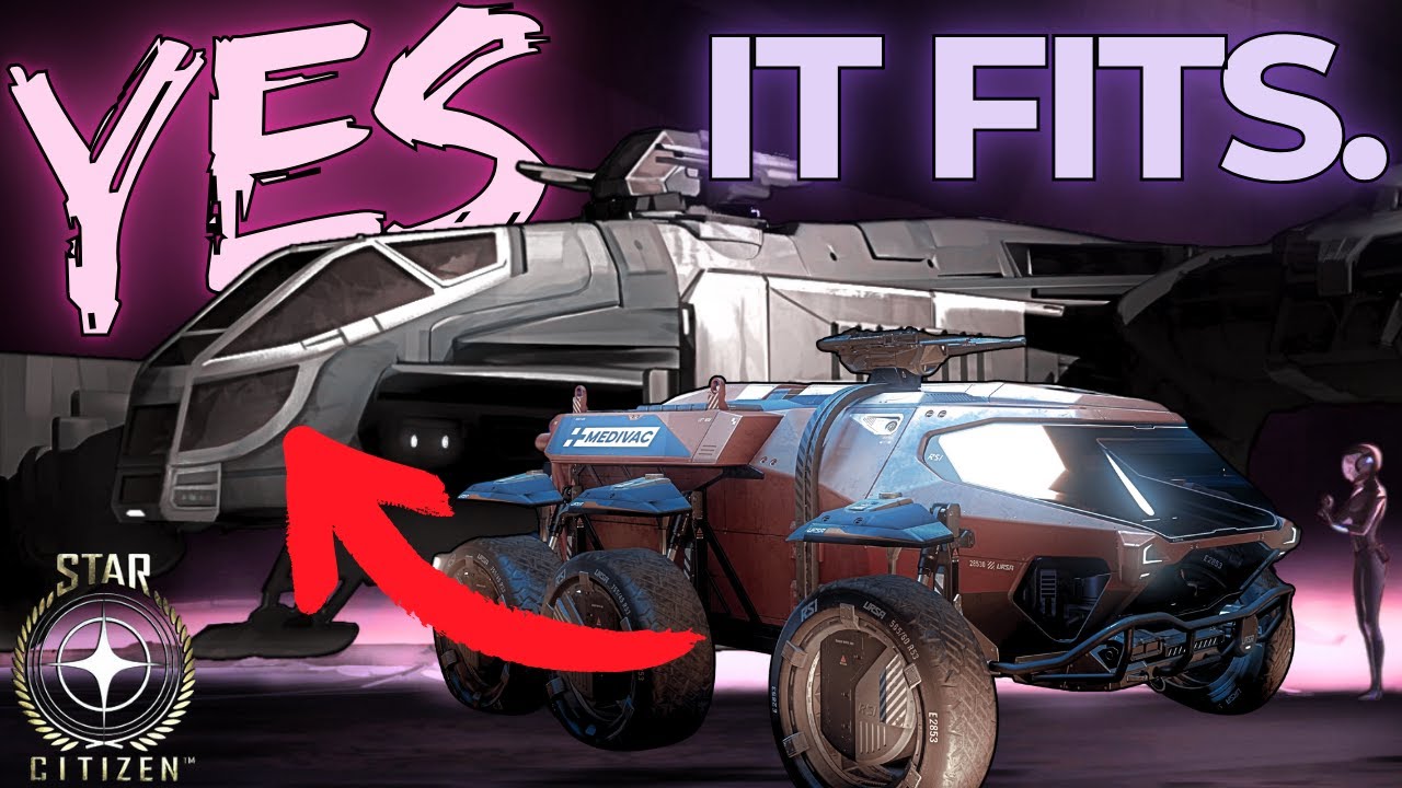 How to fit the RSI Ursa Medivac into a DRAKE Cutlass Black - Star Citizen