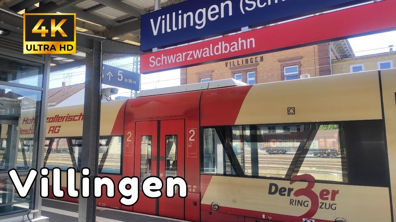 Trains in Villingen (Schwarzwald) 🇩🇪 Germany | DB | Schwarzwaldbahn | Villingen-Schwenningen Bahnhof
