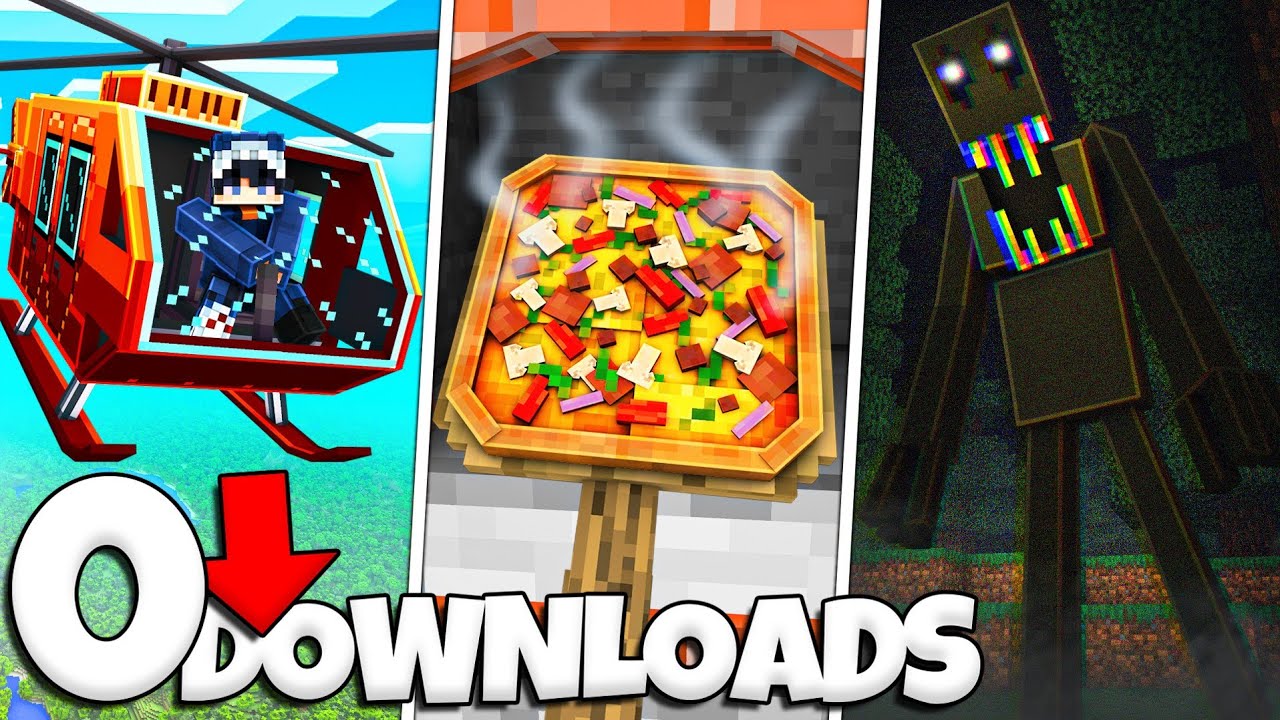 Ich teste die BESTEN Minecraft Mods mit 0 DOWNLOADS...