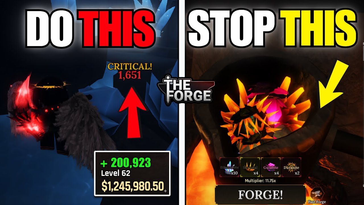 The ULTIMATE TIPS & TRICKS GUIDE in The Forge ISLAND 3 (Roblox)
