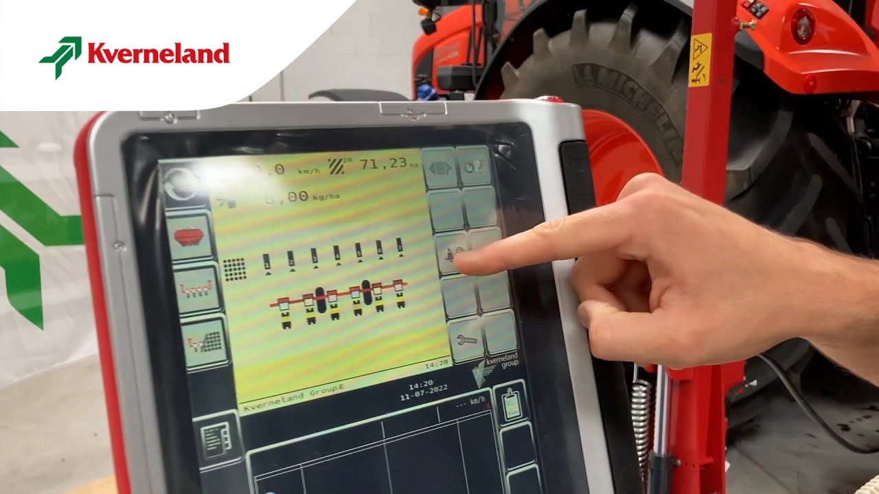 Kverneland Optima V - Réglage et essai de débit des microgranulateurs - FR