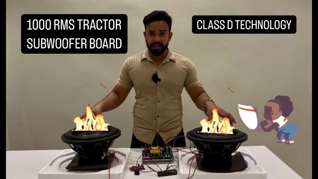 1000 WATT RMS TRACTOR 12 VOLT DC CLASS D AMPLIFIER BOARD / DC BOARD KI DUNIYA KA NNAYA KHILADI