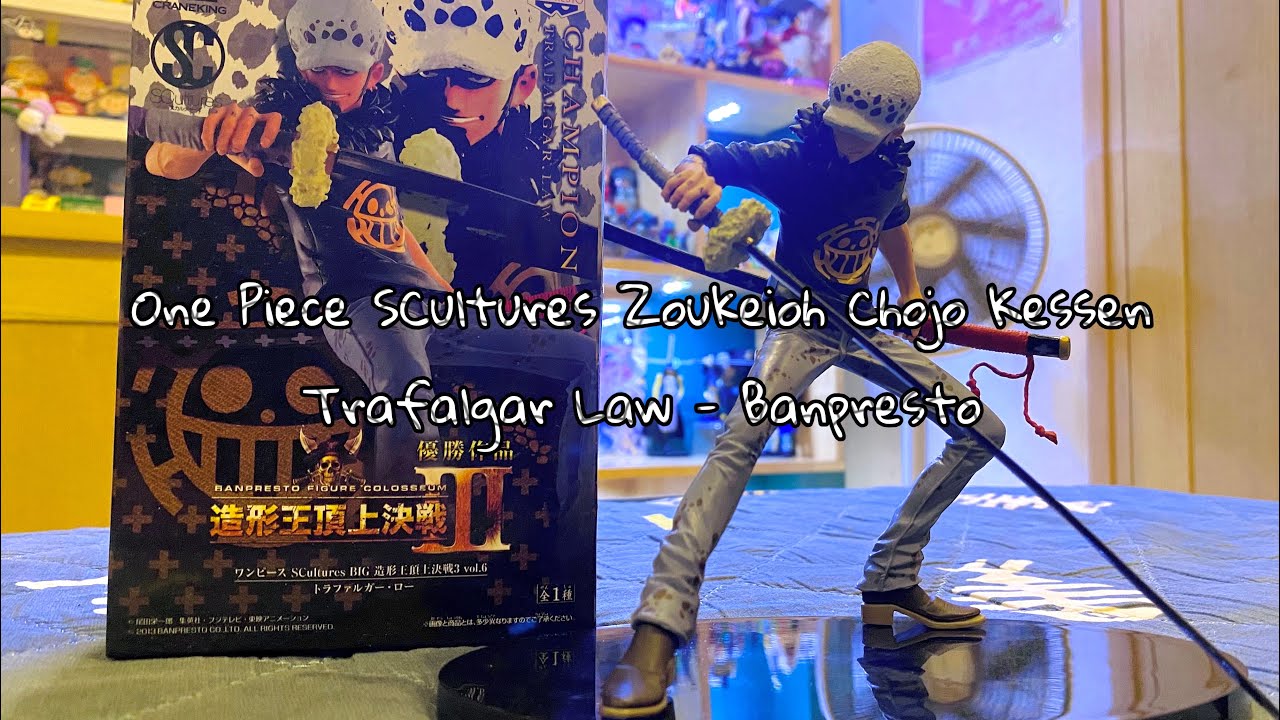 One Piece SCultures Zoukeioh Chojo Kessen Trafalgar Law - Banpresto 