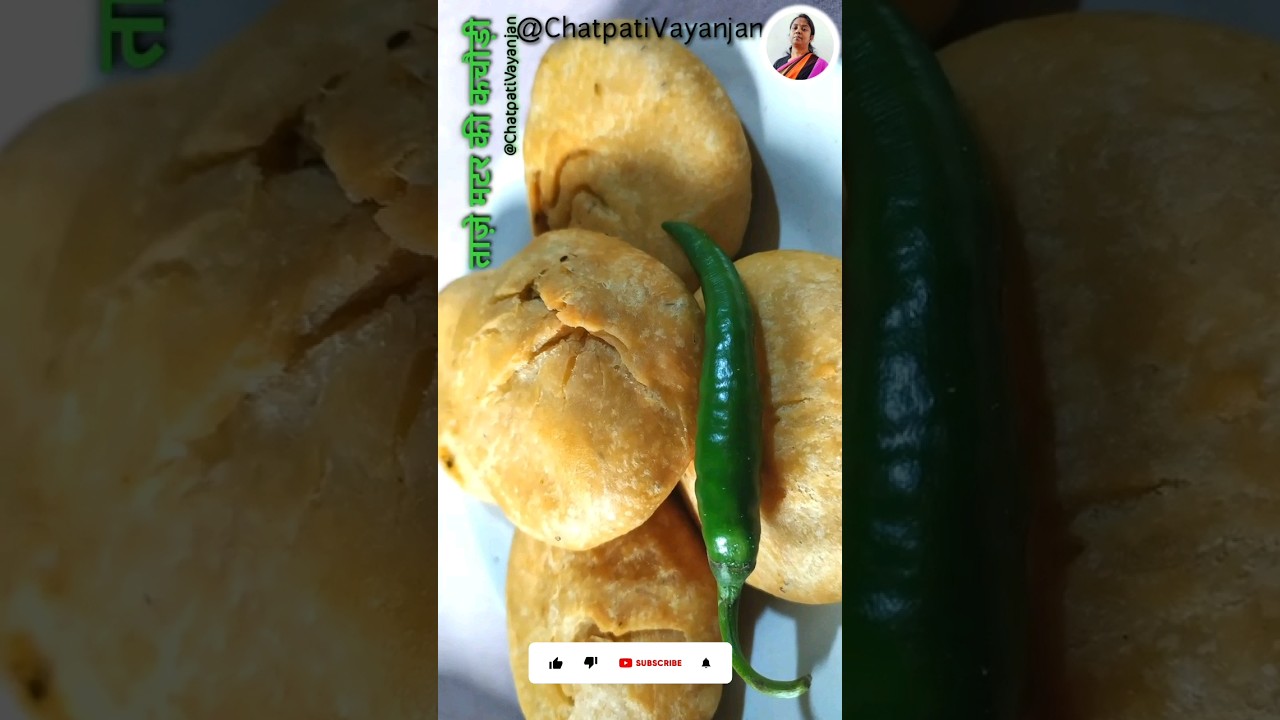 Hare matar ki kachori 