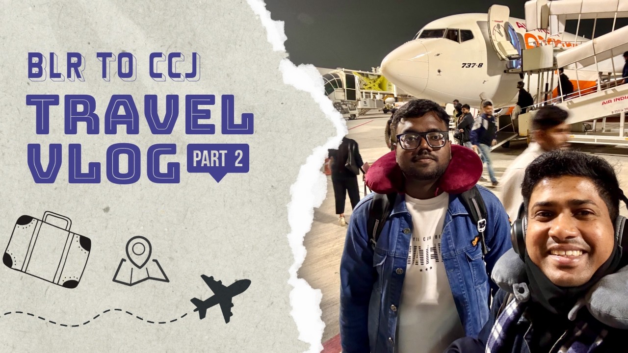 Bengaluru to Kozhikode ✈️ | Air India Express Flight Journey | BLR to CCJ Travel Vlog | EP 2