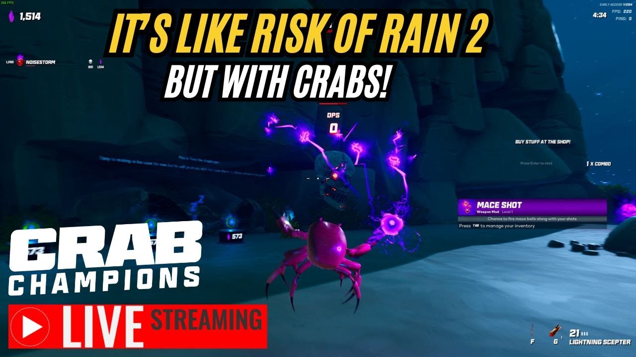 Crab Champions - It's like Risk of Rain 2 but with crabs!