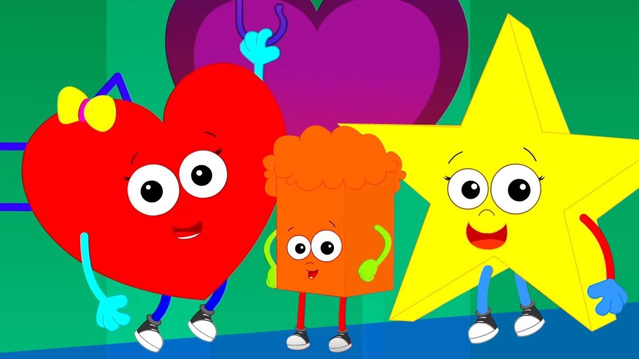 bentuk lagu | bentuk indonesia | belajar bentuk | The Shapes Song | Learn Shapes For Babies