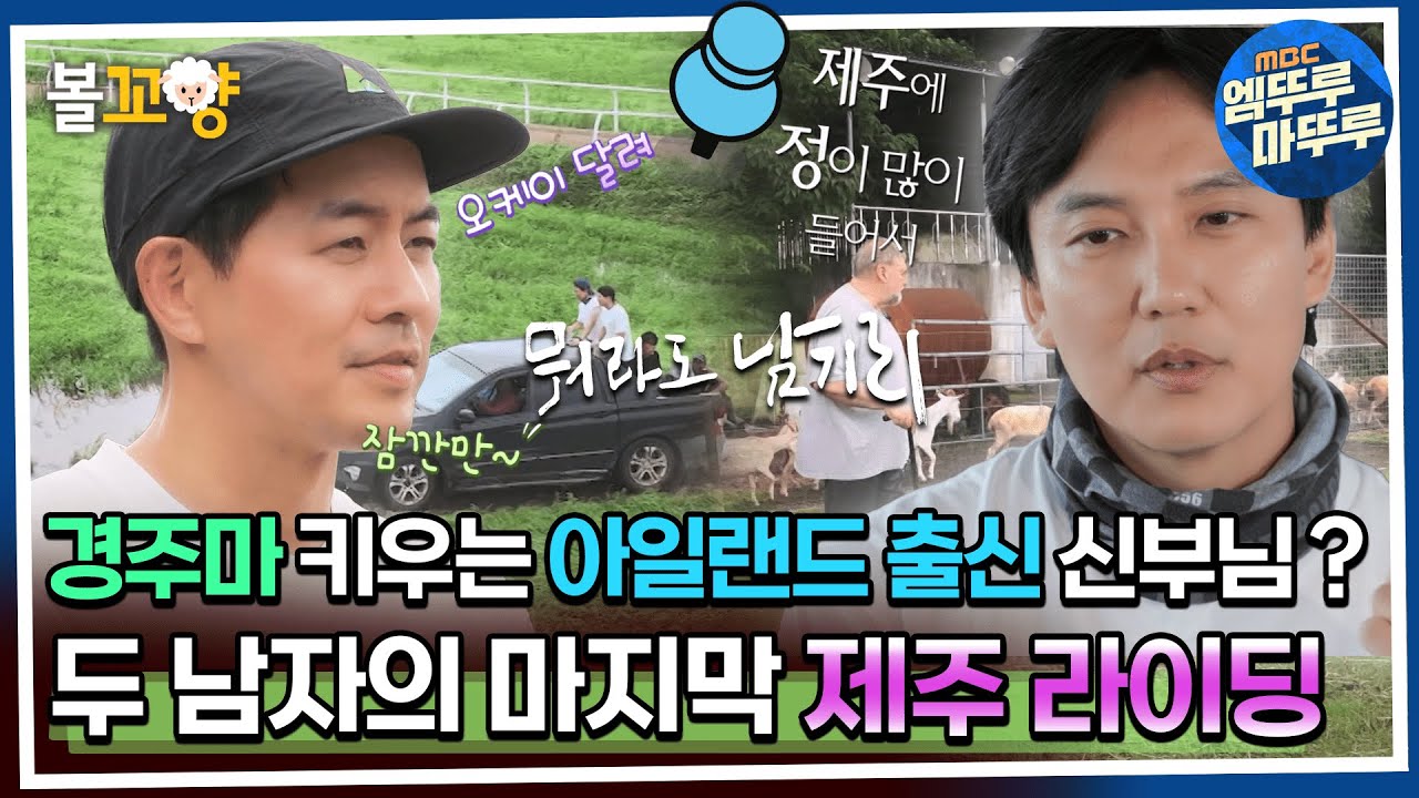 [#뭐라도남기리] 경주마 키우는 아일랜드 출신 신부님? 두 남자의 마지막 제주 라이딩 MBC 230916 방송