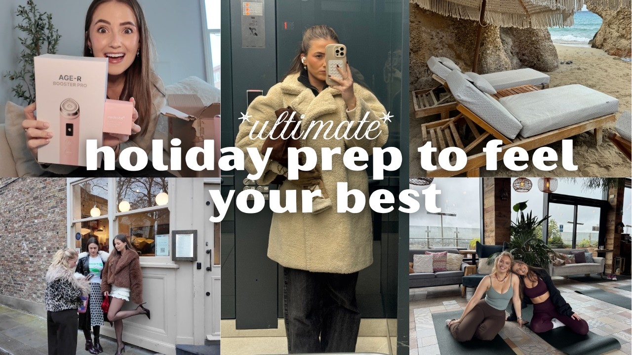 Holiday prep with me! 2 wks out.. what I eat, beauty appointments + more to look & feel my best vlog