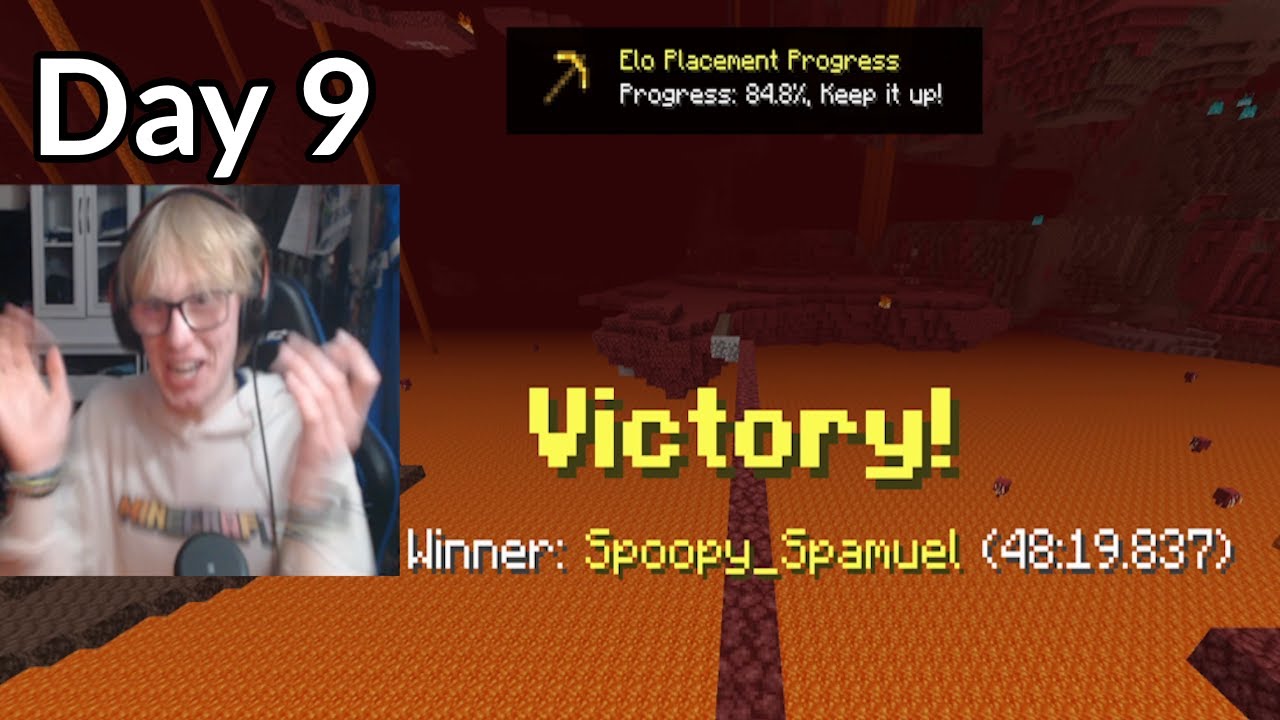 Speedrunning Minecraft Every Day until I'm Good DAY 9