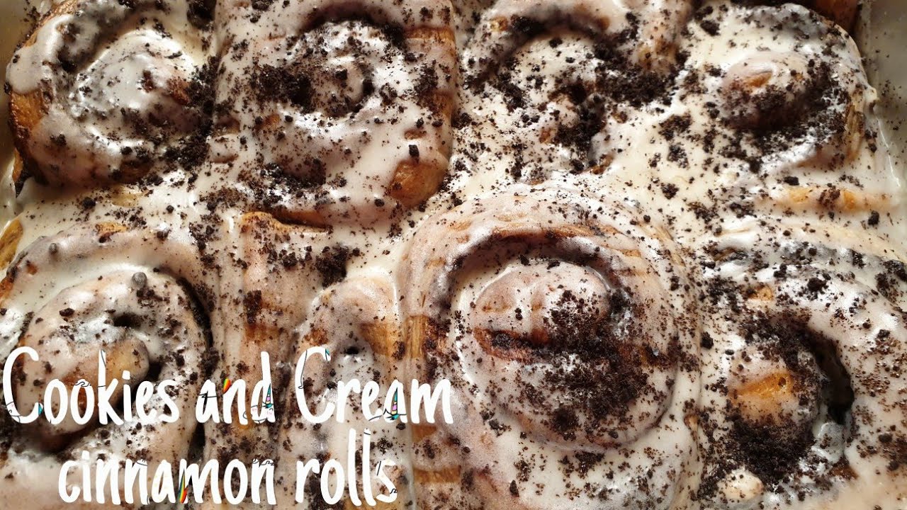 How to make Cookies and Cream Cinnamon roll| Bake Roll