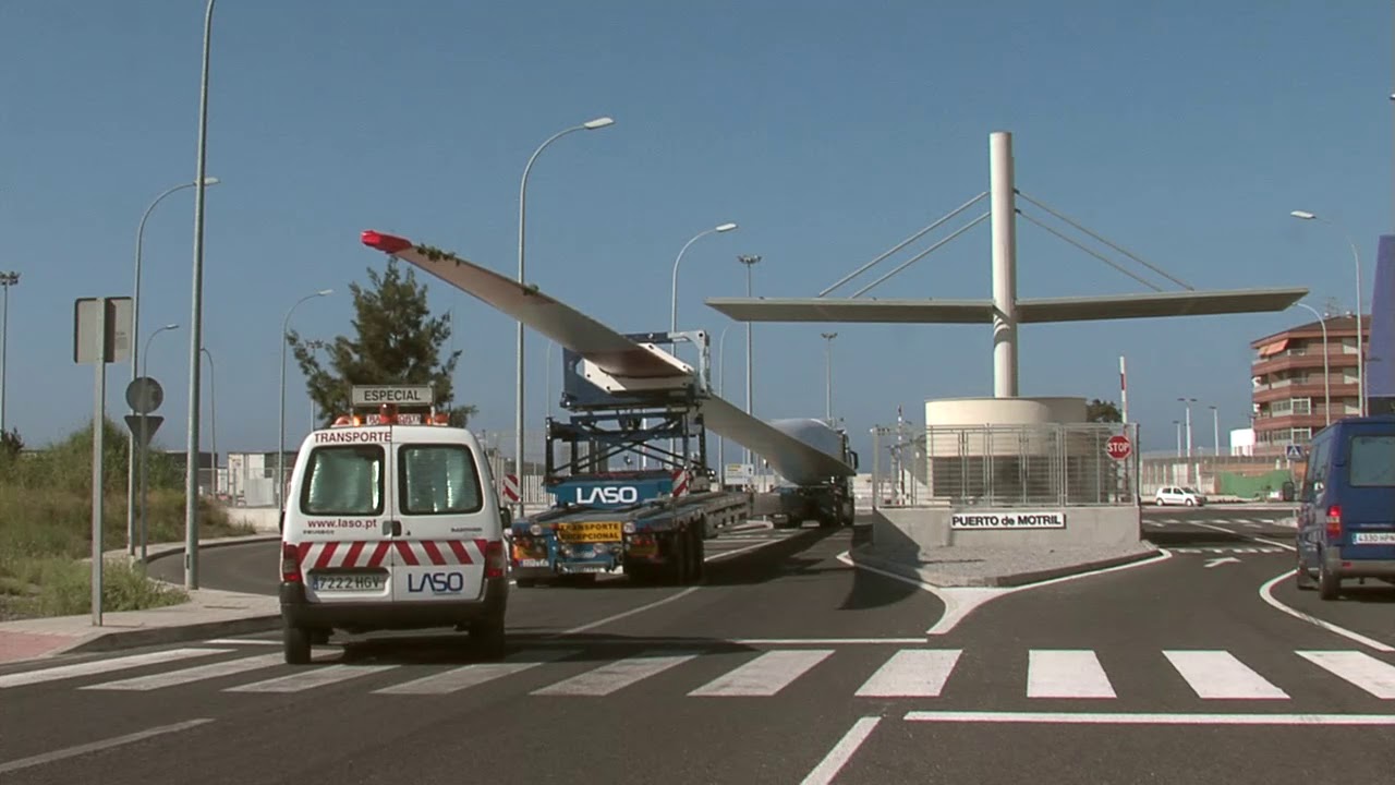 Windturbine transport in Europa
