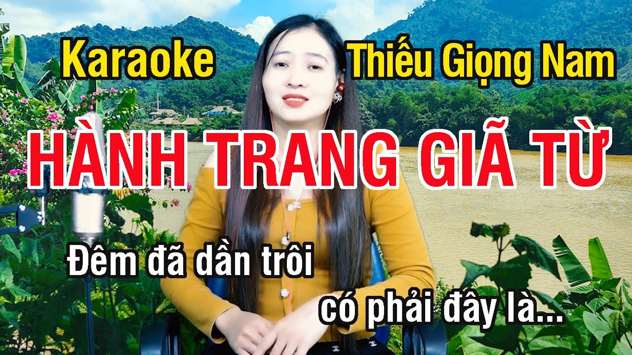 Hành Trang Giã Từ ✔ Karaoke Thiếu Giọng Nam ► Song Ca Với Ngọc Lan ❖ Thiết TV