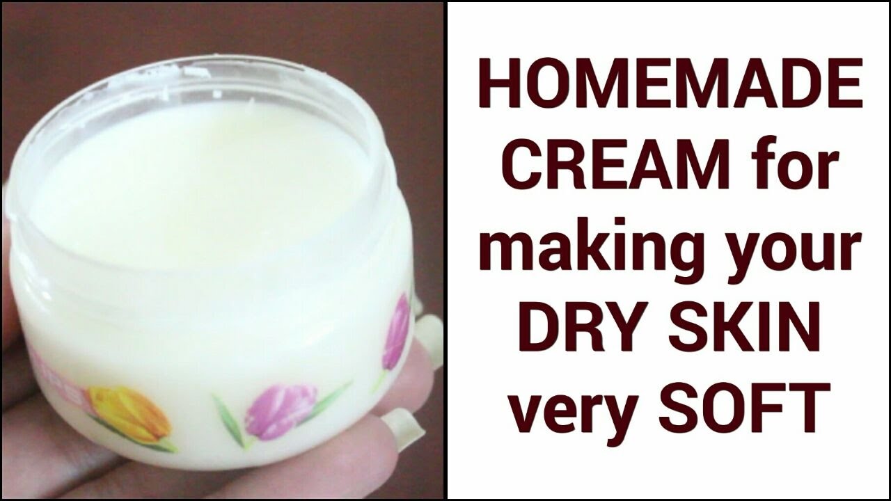 Homemade Cream for DRY WINTER SKIN| Inexpensive & Easy remedy for SOFT NOURISHED CLEAR & BRIGHT SKIN