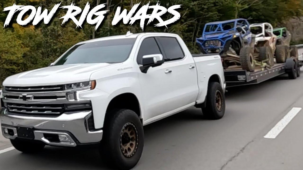 F350 против CHEVY 1500: БУКСИРОВКА ГРУЗОВОГО ГРУЗОВОГО ТИПА 4500 ФУНТОВ | ТЕСТ НА БУКСИРОВОЧНОЙ С...