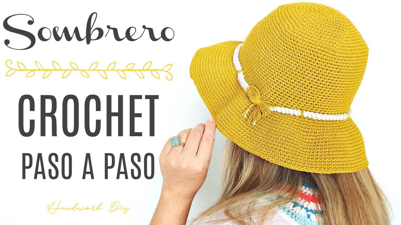 Cómo tejer sombrero a crochet paso a paso | Handwork Diy
