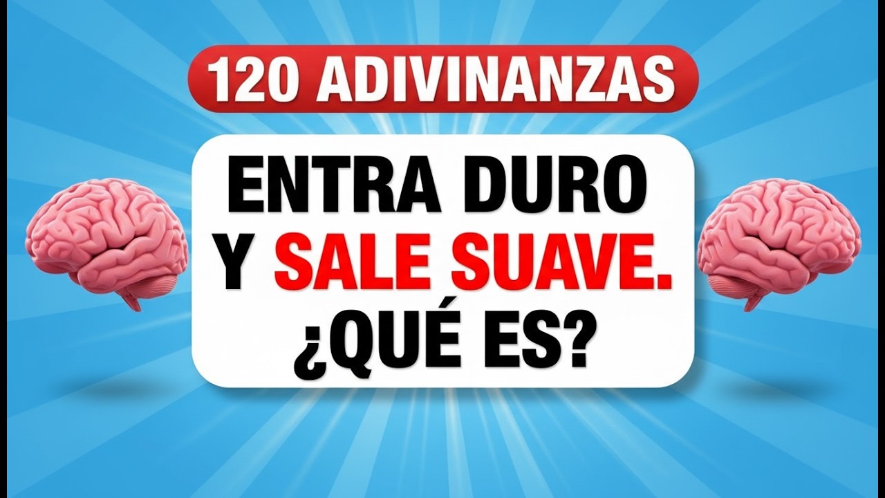 ¿PUEDES RESOLVER ESTAS 120 ADIVINANZAS? SOLO EL 1% LO LOGRA 😱