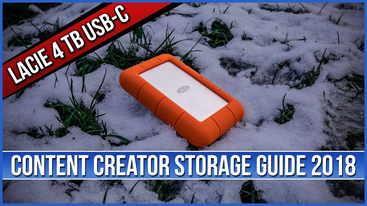 Обзор внешнего жесткого диска Lacie 4TB USB-C Rugged - Storage Guide 2018