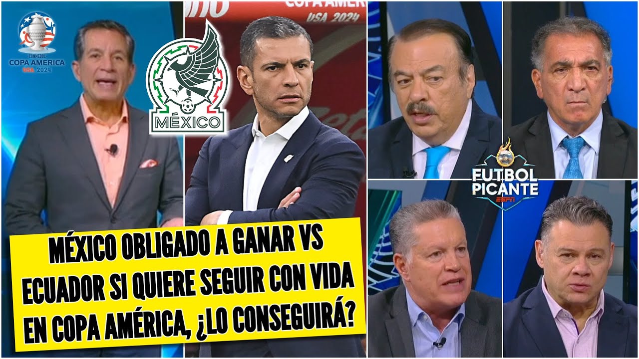 MÉXICO deja MUCHAS DUDAS para enfrentar a ECUADOR. JIMMY LOZANO, rígido en táctica | Futbol Picante