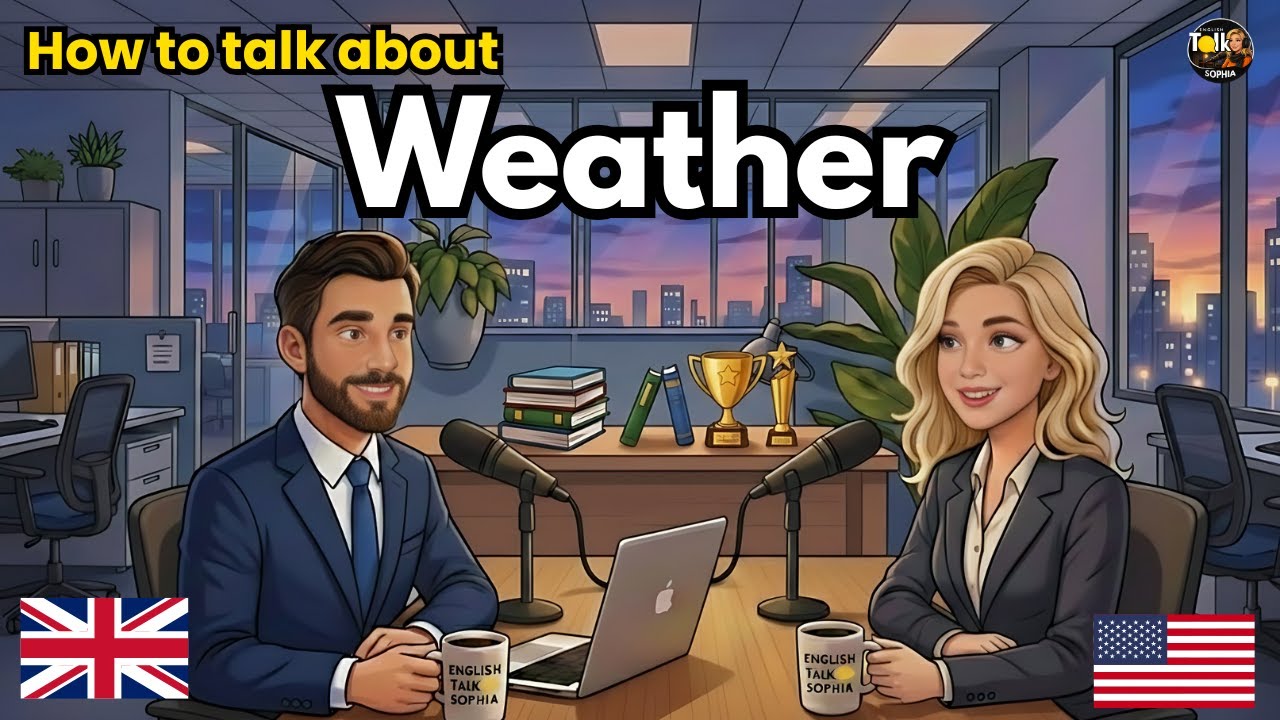 How to Talk About the weather in English | English Conversation Practice