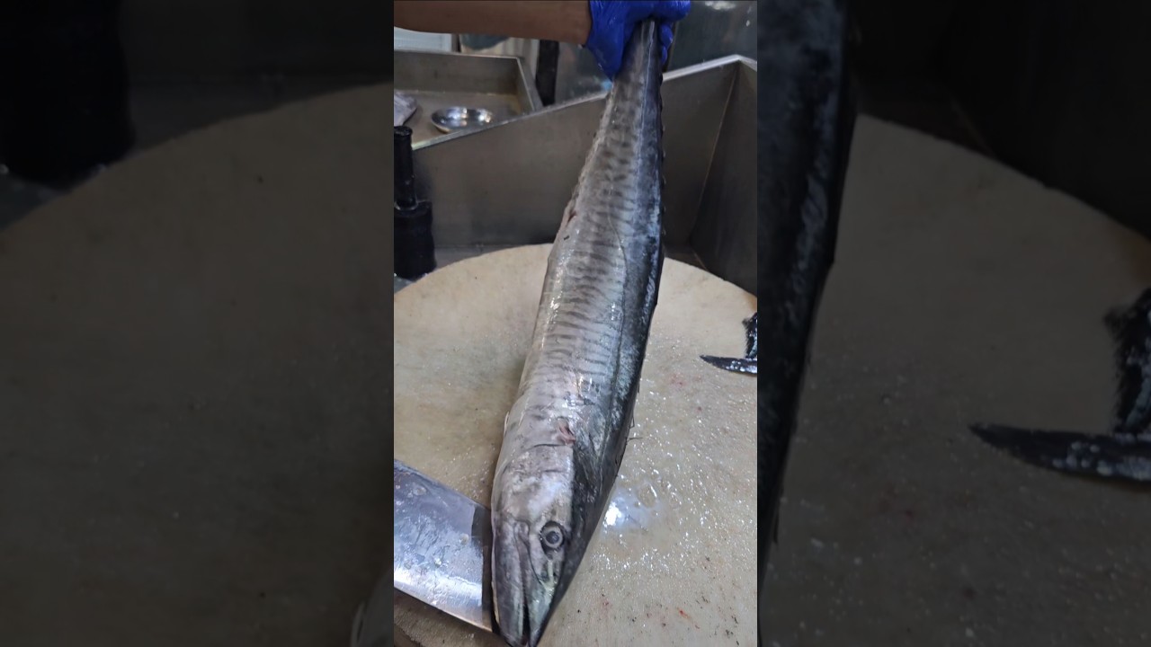 Surmai Fish Cutting Skills#shorts