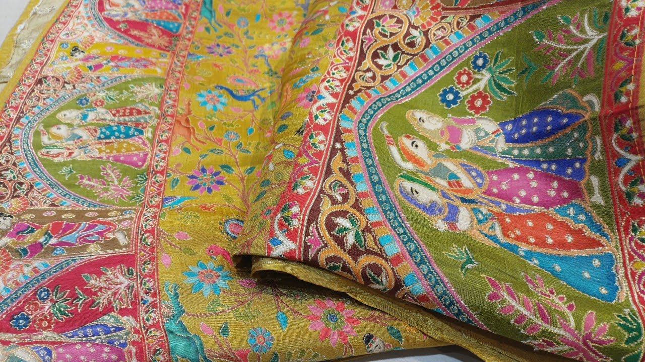 #anarkali saree लेकर आए आपके लिये summer स्पेशल chiffon* प्योर pachmina कलमकारी साड़ियां #saree#new 