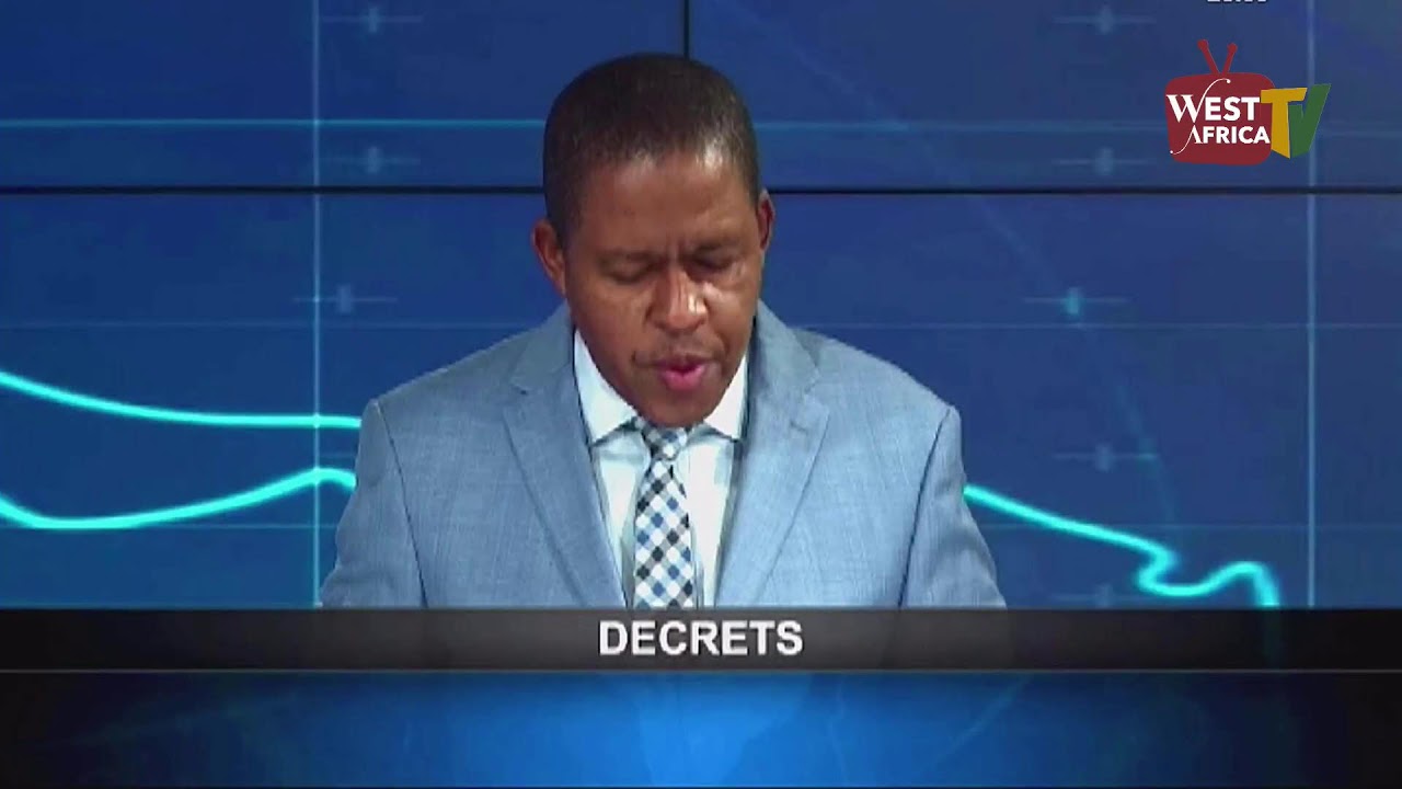 DECRET DU PRESIDENT DE LA REPUBLIQUE DE GUINEE SUR WEST AFRICA TV