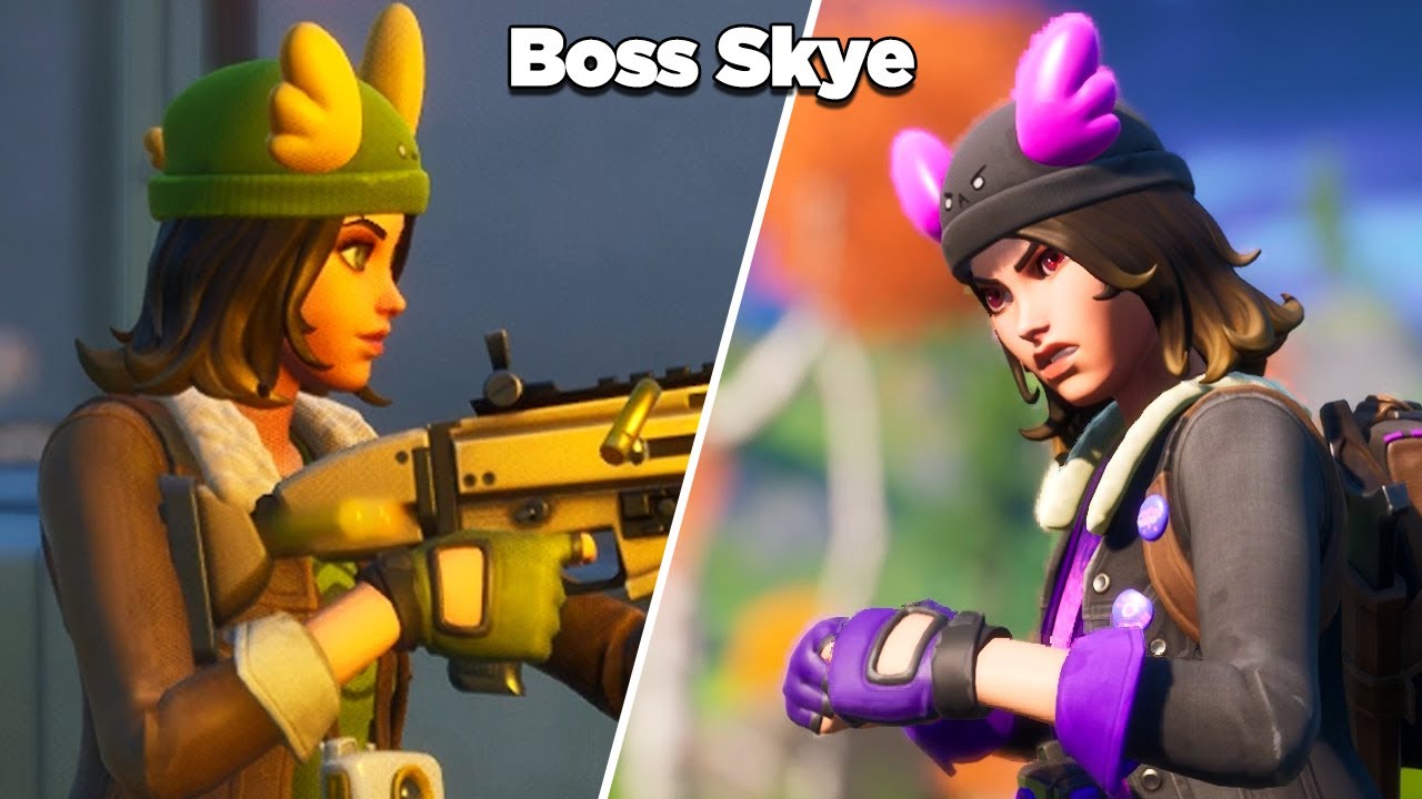 Pretending to be Boss Skye the Entire Game in Fortnite