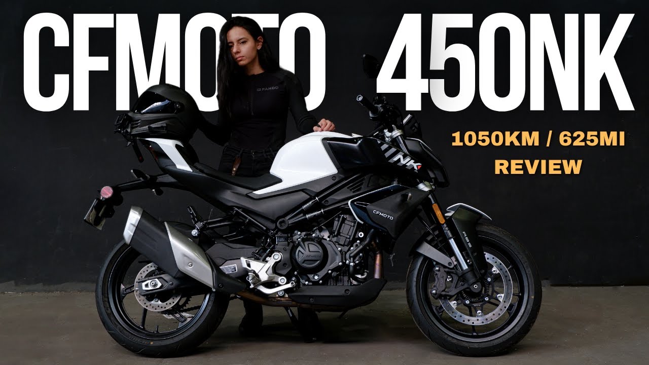 Riding The New 2024 CFMOTO 450NK Motorcycle