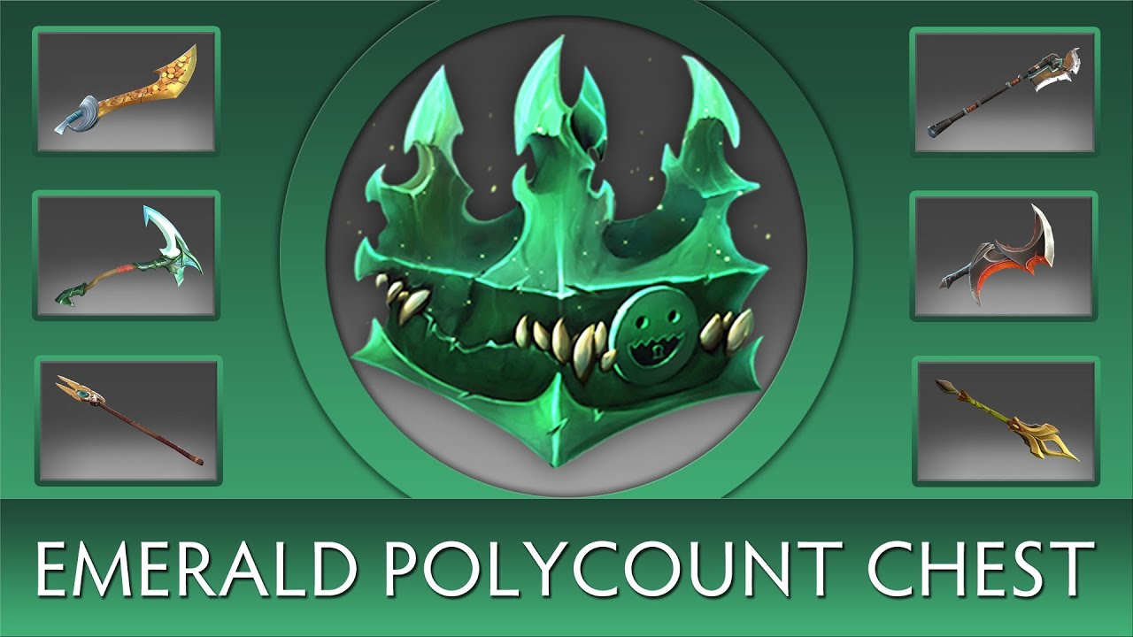Dota 2 Chest Opening: Emerald Polycount Collection