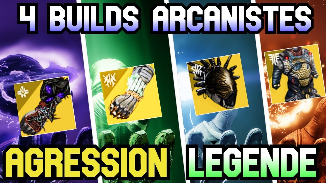 DESTINY 2 - MES 4 BUILDS ARCANISTES PRÉFÉRÉS POUR LES 50 VAGUES EN AGRESSION LÉGENDE