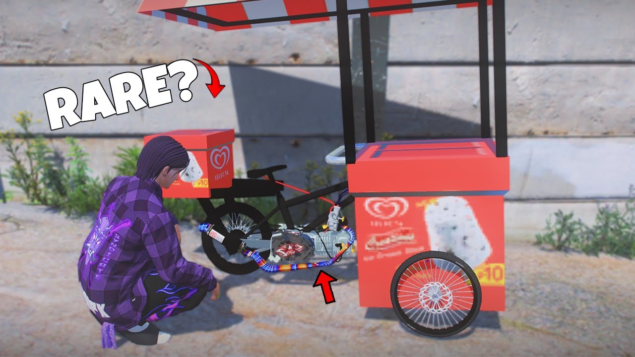 RESTORING ABANDONED RARE SELECTA ICE CREAM MOTORCYCLE sa GTA 5 (GRABE TO!) | SnoopX