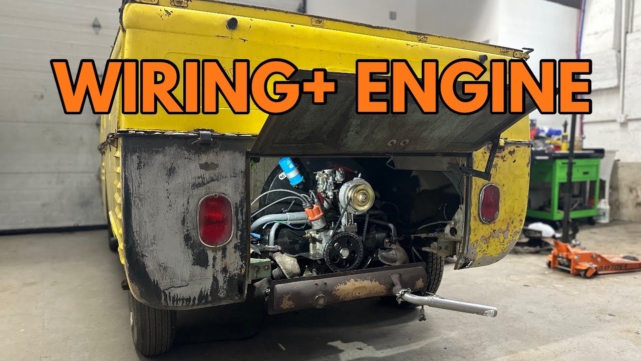 1963 VW Single Cab Bus REVIVAL - ELECTRICAL and ENGINE INSTALL